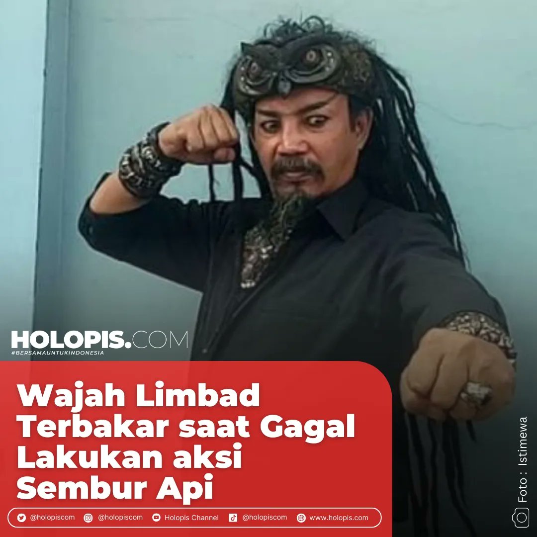 holopiscom's tweet photo. Pesulap Limbad mengalami insiden tak menyenangkan. Jengotnya terbakar saat melakukan aksi sembur api di Madiun, Jawa Timur.
Laah.. kok bisa, Master?
#Limbad https://t.co/pXQdxxwRH5
