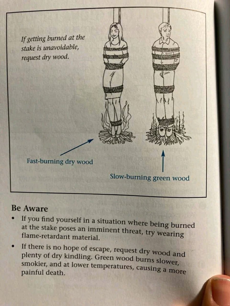 DaysofNoahGen6's tweet photo. This is a depressing “Survival” tip from a survival skills book! 😂 

#survivalhumor 
#homesteadhumor 
#gardeningtips #bushcraft #farming #gardeningtwitter #foodsupply #homesteading #offgrid #prepping #survivalskills #survivalism #gardeningX #selfsufficiency #permaculture https://t.co/Xofq1X1oAP
