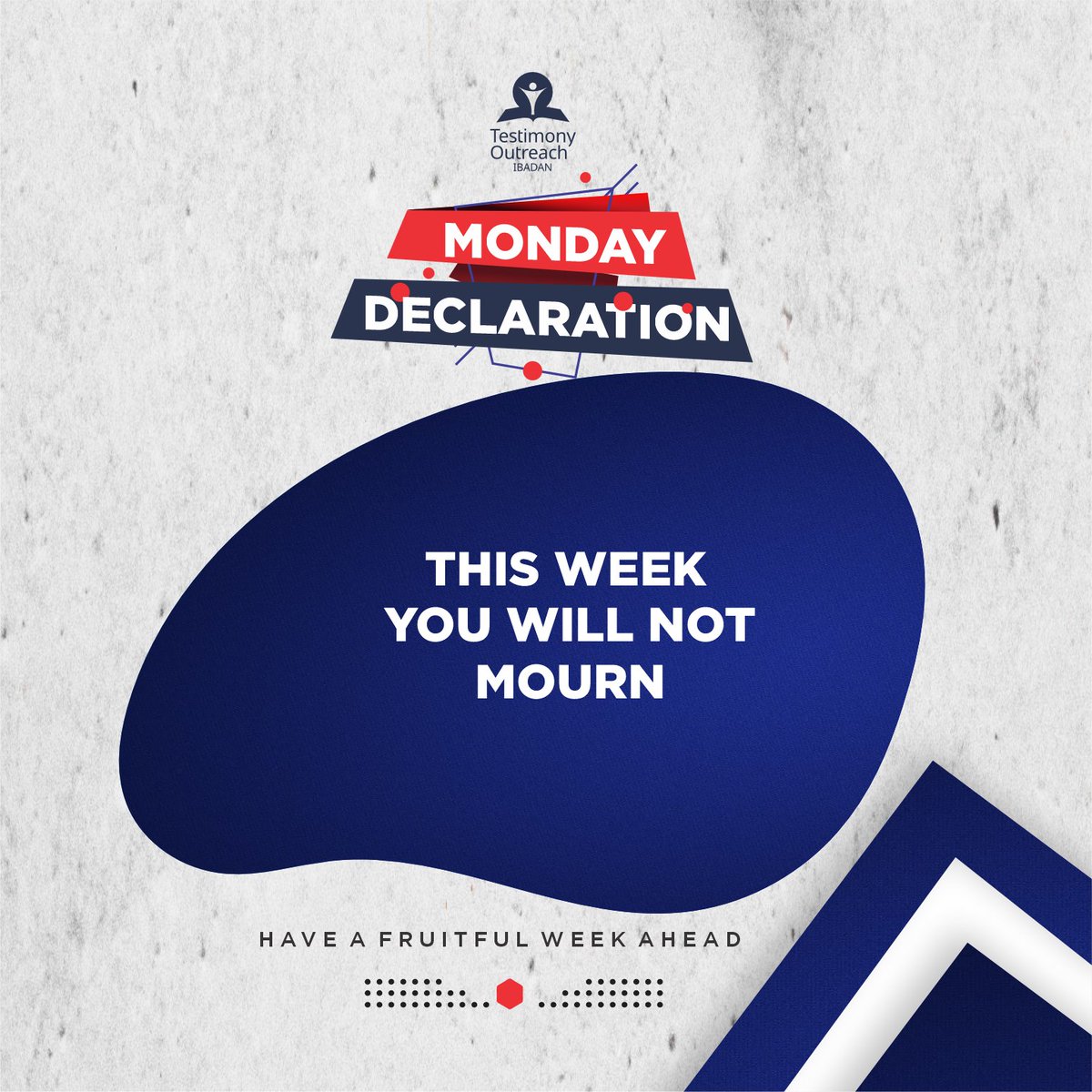 tosdaibadan's tweet photo. You will not mourn. #mondaydeclaration #mondaydeclaration #mondaydeclarations #mondaydéclarations #nomourning https://t.co/oFKa4zkRvb