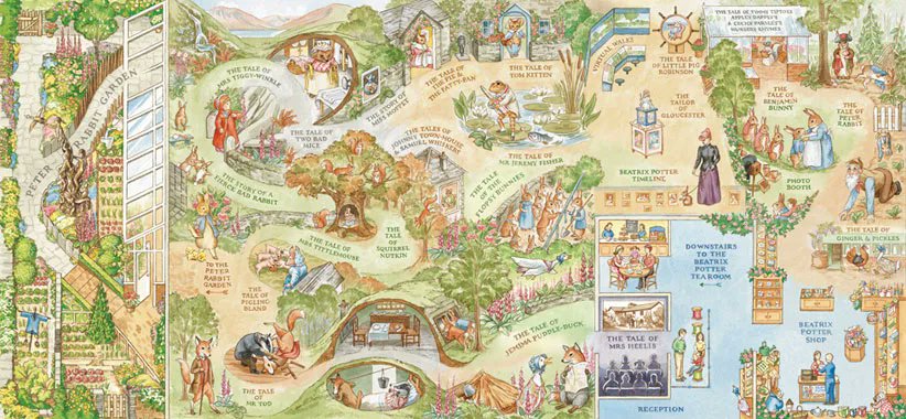 bcsmaps's tweet photo. #MapMonday On this day in 1893, Beatrix Potter penned Peter Rabbit. Sinclair Illustration created this map for the World of Beatrix Potter. https://t.co/jCOyJrOJrY “Once upon a time there were four little Rabbits, and their names were Flopsy, Mopsy, Cotton-tail, and Peter.” https://t.co/BYWtjAeahJ