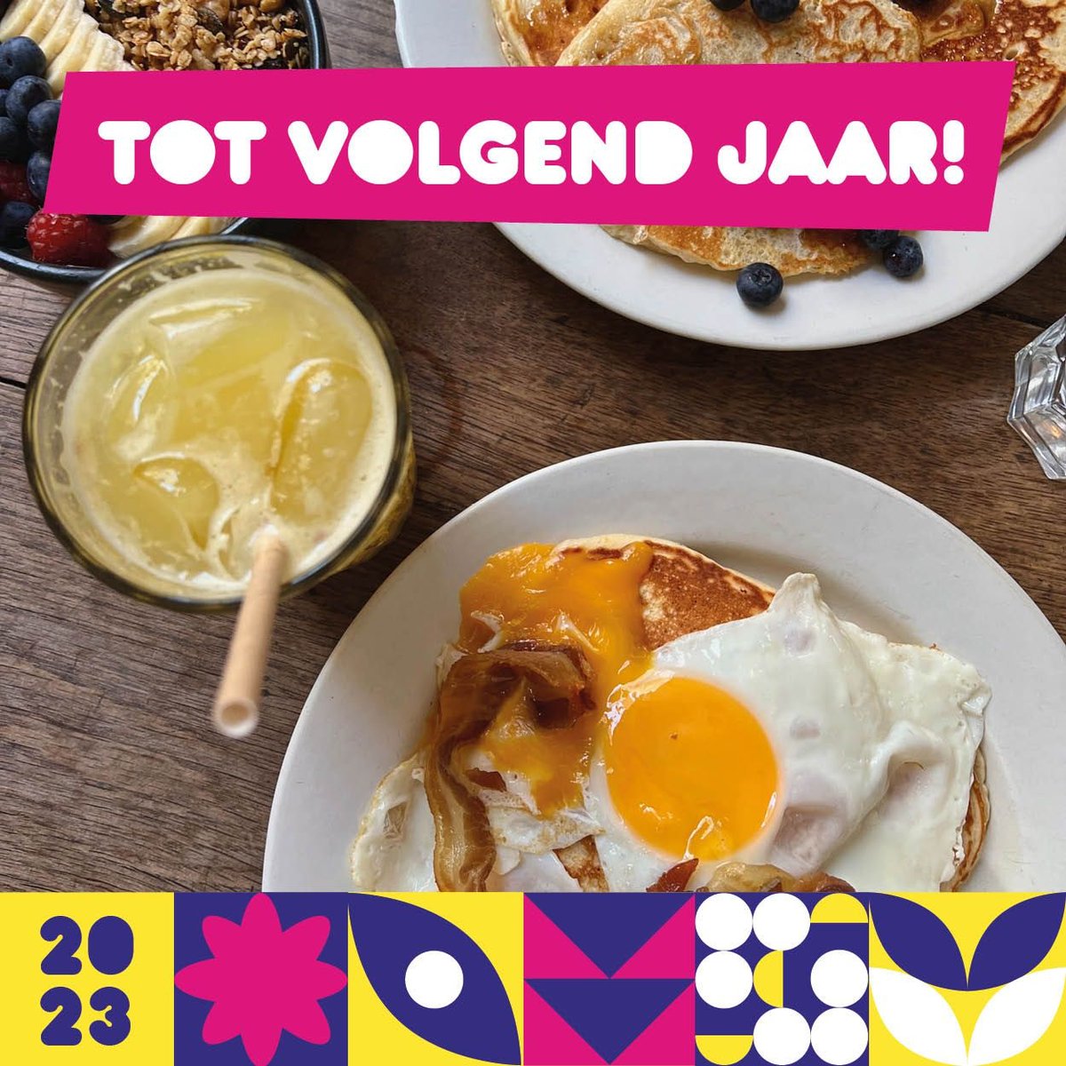 Katerontbijtje al achter de kiezen🍳🥓🧃? Wij wel! Bedankt voor dit geweldige weekend mensen! Nu weer een heel jaar wachten op de volgende editie
#diekdaegen #2023 #dirtythirty #festival