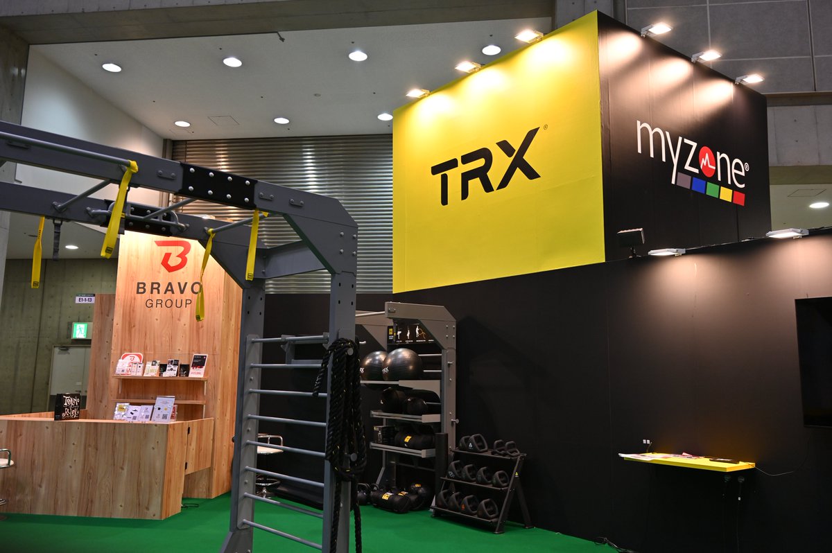 TRX_JAPAN's tweet image. 8月1日より、株式会社ブラボーグループは新しいブランドとしてTRX製品やサービスを提供しております😄
SPORTEC2023のブースでは、たくさんのお客様にご紹介させていただきました！
それから1ヶ月が経ち、たくさんのご縁に感謝しております🙏
#TRX #trxトレーニング #SPORTEC2023 #wearetrx