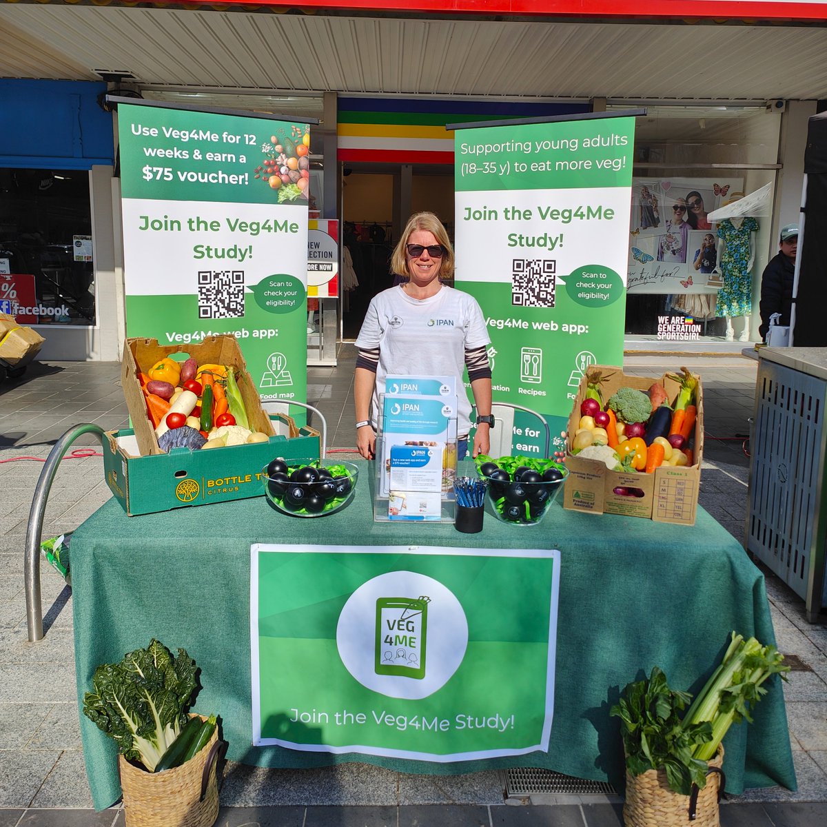 A/Prof Katherine Livingstone (@katmlivingstone) on Twitter photo Thanks for having us in <a href="/GreaterBendigo/">CityofGreaterBendigo</a> to recruit for the <a href="/DeakinIPAN/">Deakin IPAN</a> Veg4Me trial!
We had a great day chatting with young adults 18-35y! Recruitment is still open - find out more here: veg4me.deakin.edu.au Thanks for having us in <a href="/GreaterBendigo/">CityofGreaterBendigo</a> to recruit for the <a href="/DeakinIPAN/">Deakin IPAN</a> Veg4Me trial!
We had a great day chatting with young adults 18-35y! Recruitment is still open - find out more here: veg4me.deakin.edu.au