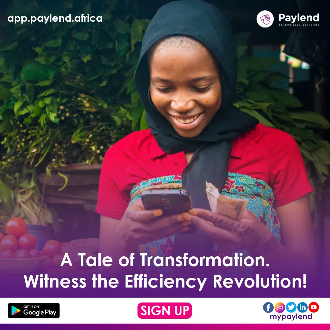 Small businesses that embrace digitization unleash their true potential!
Dive into the stories of transformation as entrepreneurs leverage Paylend's game-changing digital solutions, turning inefficiency into success.
#DigitalSuccessStories  #mypaylend #BuildingLocalEconomies