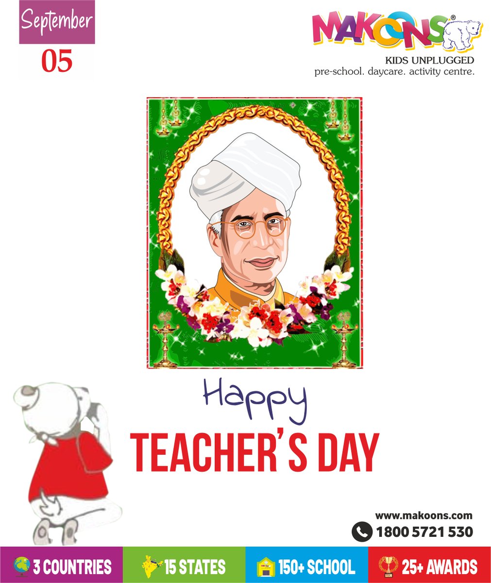 makoonsschool's tweet image. Makoons Play School is celebrating teachers day today! We are excited to introduce our students to the world of technology and coding. #teachersday #MakoonsPlaySchool #EarlyCoding #STEMEducation #EmpoweringChildren"