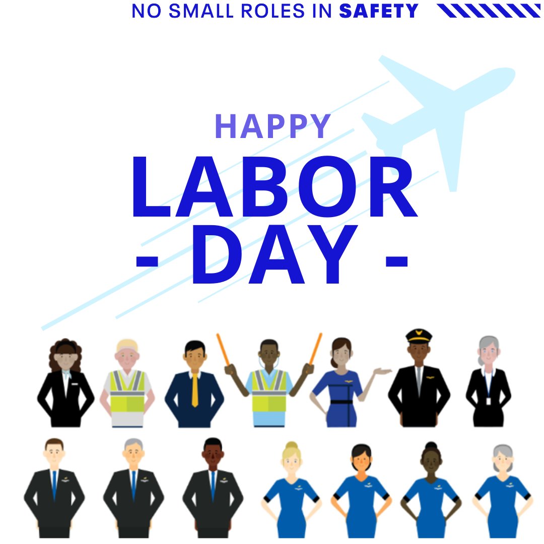 AOSafetyUAL's tweet photo. Happy Labor Day! If you are working today, we thank you for your dedication and hard work. Work safe, we want you to go home the way you came to work. If you are off today, enjoy your time off. 

Thank you for being on the frontline and running the operation day in and day out💙 https://t.co/Yj0JQKNMj8