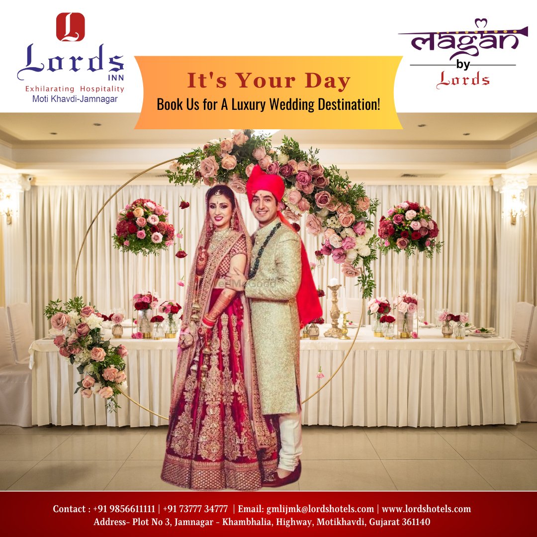 Make It Your Day! Reserve a Luxury Wedding Destination with Us!

.

#LordsHotelsAndResorts #Jamnagar #laganbylords #weddingvenue #wedding #weddinginspiration #weddingday #bride #weddingphotography #weddings