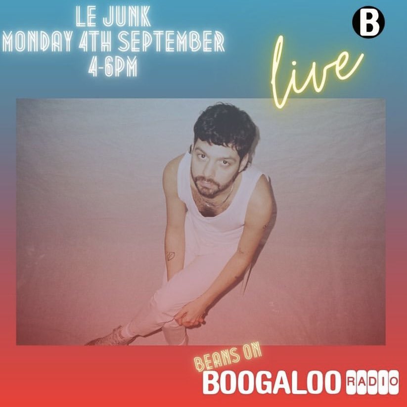 lejunkmusic's tweet photo. Tune into @boogaloo_radio from 4-6pm today to hear me chat all things junk over a Guinness or 3 with the wonderful @beansonboogaloo as well as a track by track dissection of my new EP ‘Hush’, which came out on Friday.

‘Hush’ is out now ->https://t.co/hbmEvZGlFN

📸 @keiraanee https://t.co/j8pDR1Eh6S