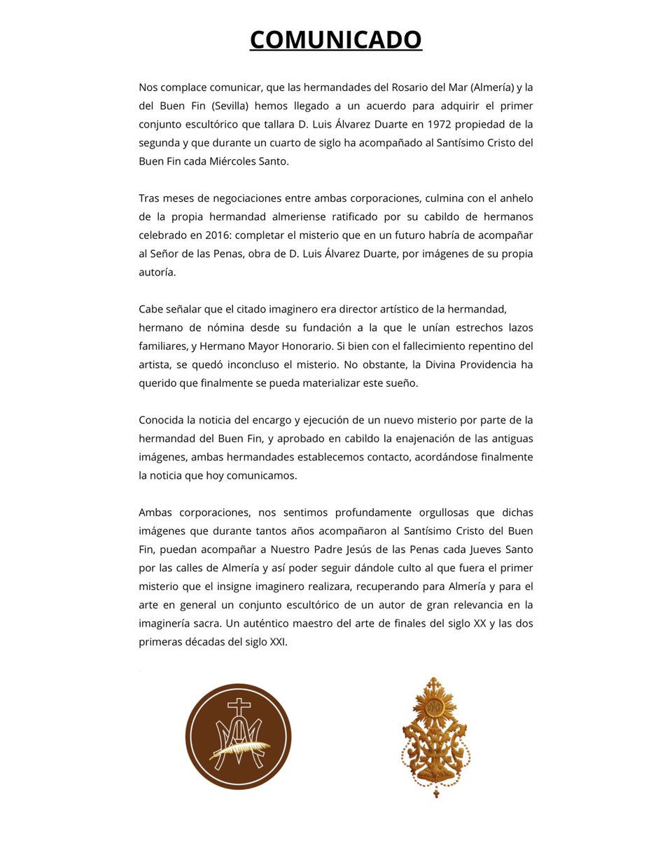 Hermandad Rosario del Mar tweet media