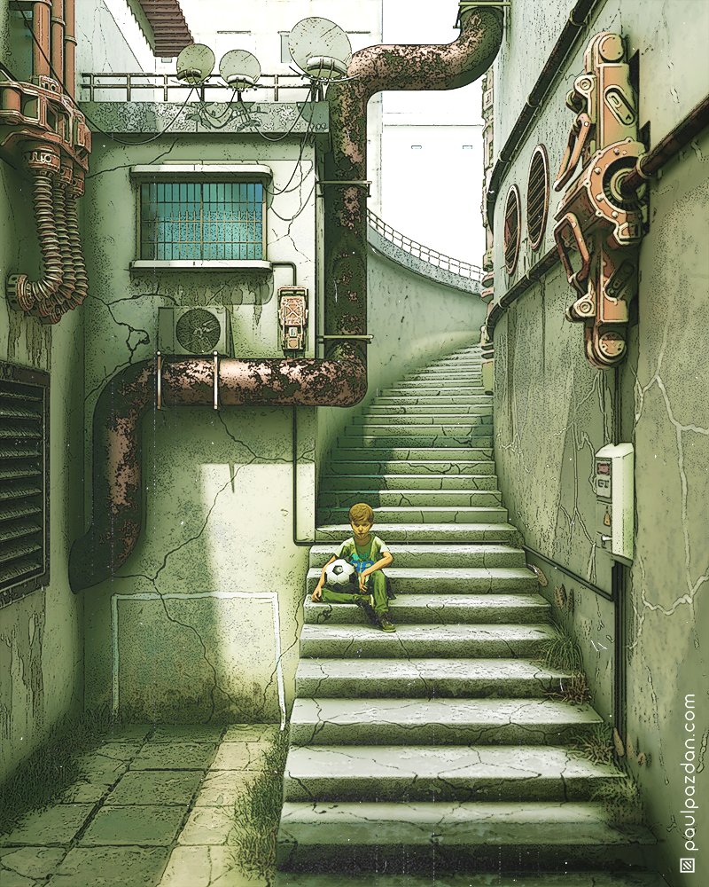 iampurerage's tweet image. Tough Beginnings.
paulpazdan.com

#b3d #photoshop #hpomen #humanart #dystopia #dystopian #cyberpunk #synthwave #favela #football #soccer #dreams #surreal42 #c4d #nft #nftart #paulpazdan