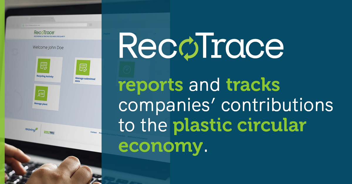 💡 RecoTrace™ is THE multi-polymer data collection tool for plastic recycling and converting, fully compliant with the #CircularPlasticsAlliance monitoring methodology. 👉 Learn more: polyrec.eu/recotrace