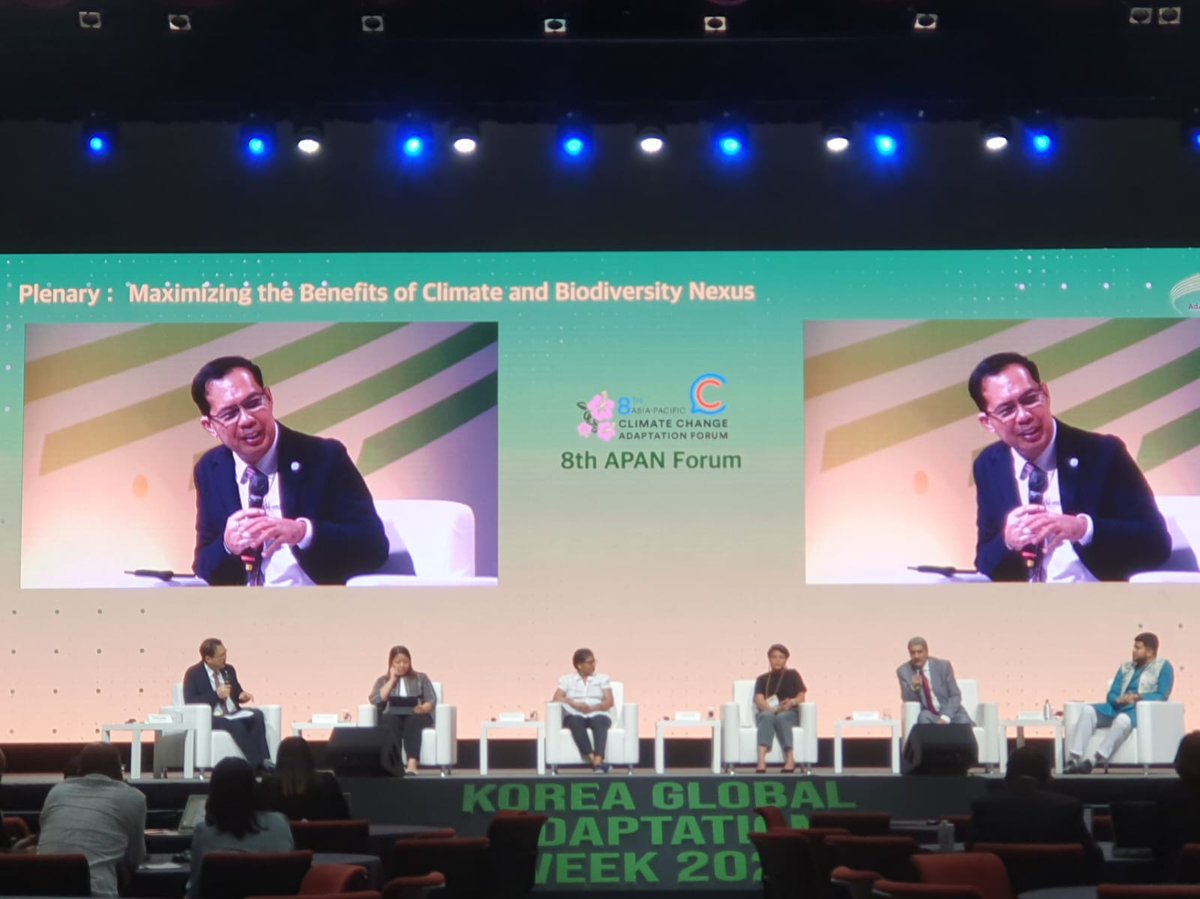 We were honoured to serve as a co-organiser (with <a href="/UNEP/">UN Environment Programme</a>) of the Ecosystem Services Resilience Stream as part of the #8thAPANForum. We had a busy week in Songdo, Republic of Korea, convening sessions and meeting with partners!