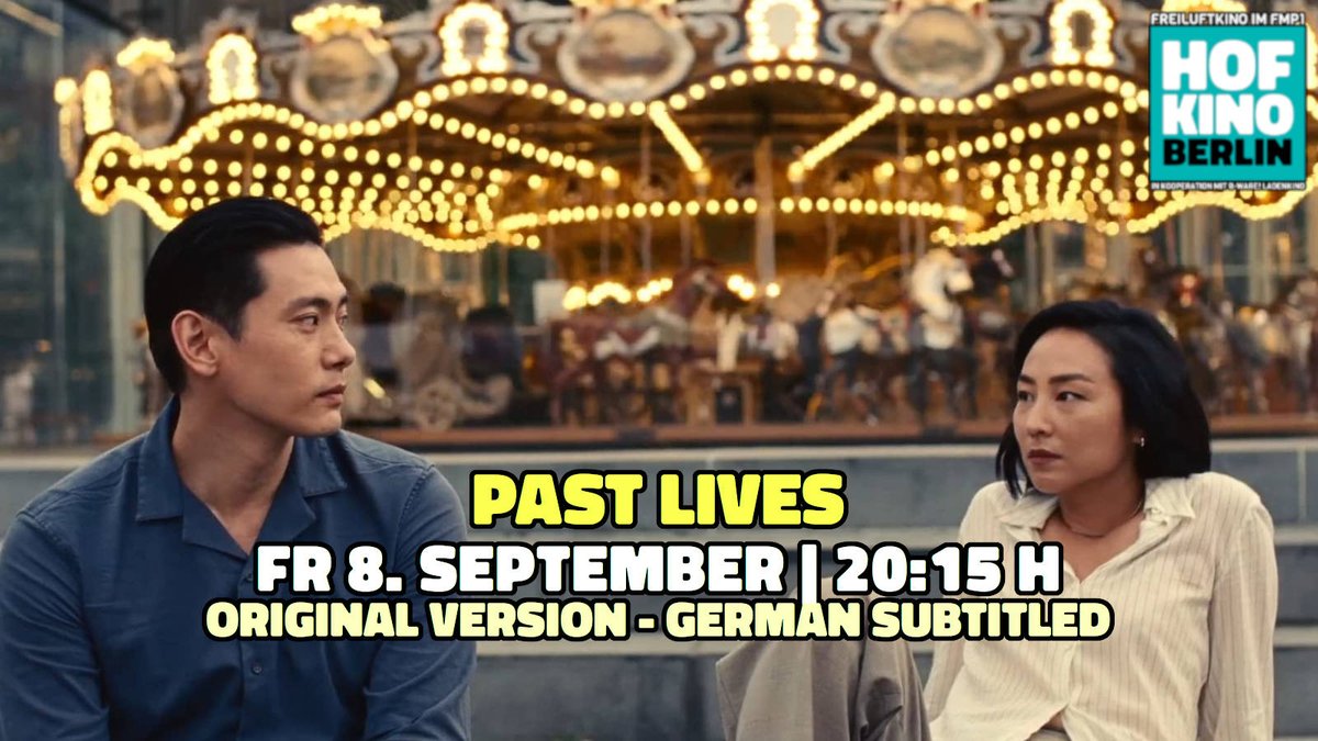 Das Programm in unserer letzten Open-Air-Woche 2023 im <a href="/FMP1_Berlin/">FMP1</a>:

4.9. KÖNIG HÖRT AUF plus Filmgespräch - FREIER EINTRITT

5.9. BARBIE (OmdU)

6.9. BARBIE (DF)

8.9. PAST LIVES (OmdU)

<a href="/rosaluxstiftung/">🔴 Rosa-Luxemburg-Stiftung</a> <a href="/barbiethemovie/">Barbie Movie</a> <a href="/pastlivesmovie/">Past Lives</a> <a href="/kiezapp/">Kiezapp F-Hain</a> <a href="/IndiekinoBerlin/">Indiekino Berlin</a> #freiluftkino