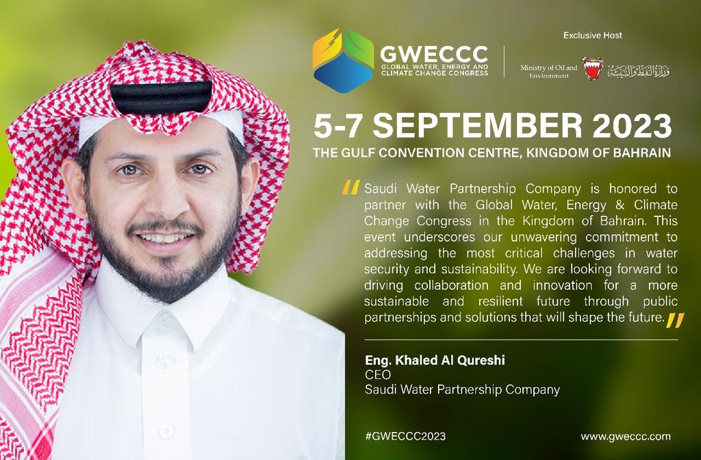gweccc's tweet image. Khaled Qureshi, CEO, @SWPCsmllc share his insights on partnership with #GWECCC2023
Join us as we tackle the world&apos;s most pressing challenges in #water #sustainability #energytransition #climatechange

#RegisterNow #SustainableFuture #GreenEconomy #Sustainability #WaterSecurity