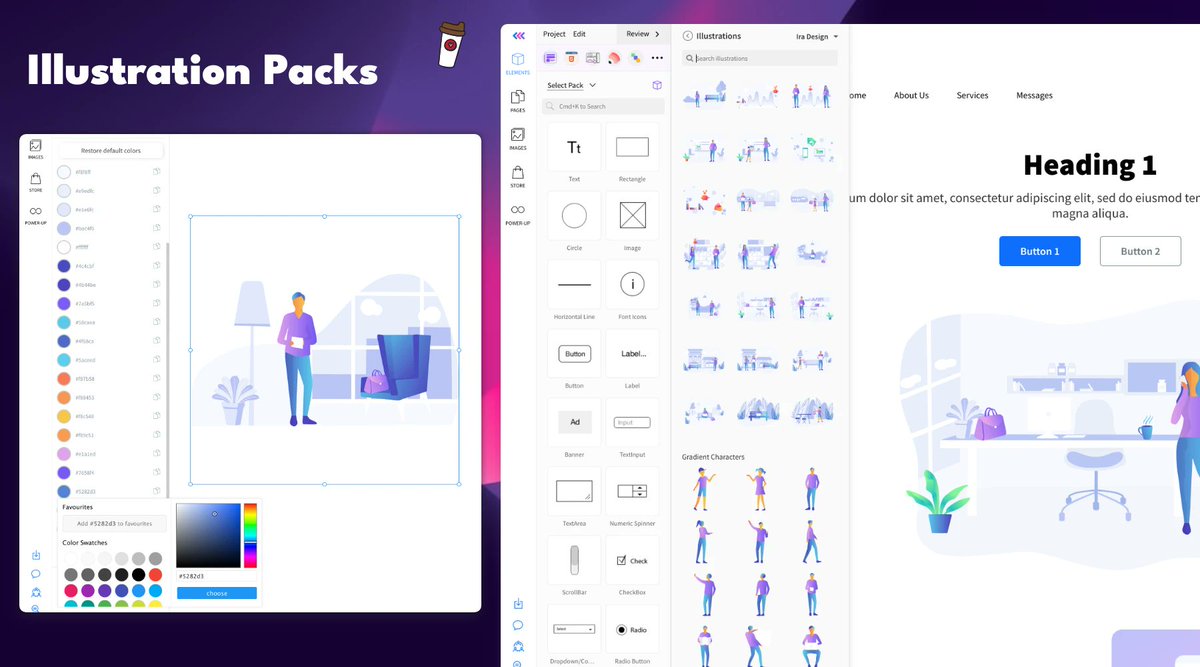 mockflowapp's tweet image. Tired of hunting for visuals? Our new Illustration Asset library makes visual representation a breeze! Choose from 1000+ customizable vectors to match your brand effortlessly. No more time-consuming searches!
#mockflow #websitedesign #appdesign #UI #uidesign #uiux #illustrations