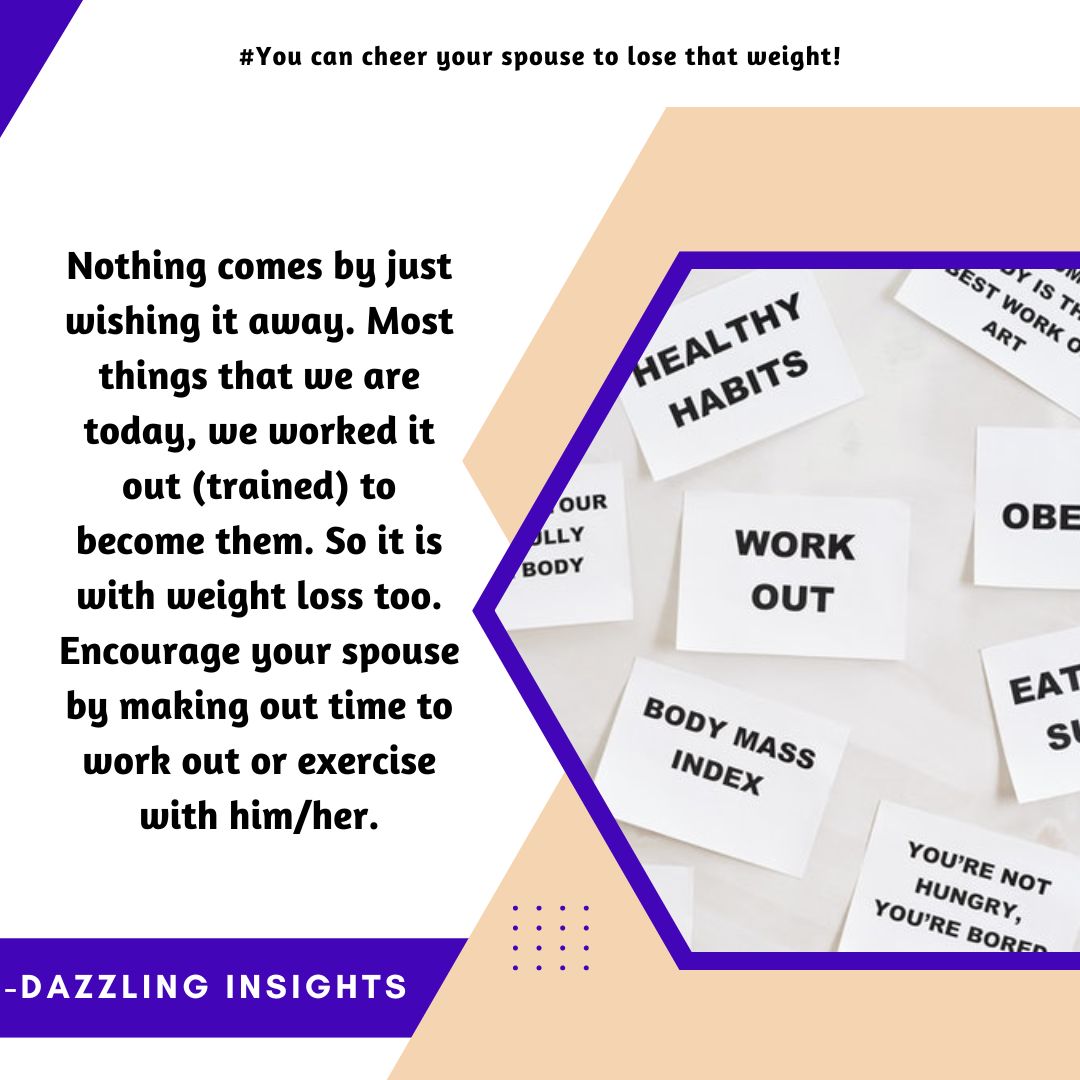 DazzlingInsight's tweet image. Make out time and exercise with your spouse. Visit the link below and learn how to cheer your spouse to lose that weight. Also, follow Us on Facebook, Instagram and Twitter.
#weight #weightgain #extraweight #weightloss #couples #spouses #dazzlinginsights

dazzlinginsights.com/you-can-cheer-…