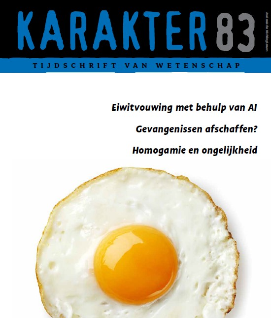 Karakter 83: AI + eiwitvorming (<a href="/noort_zuit/">vera van noort</a>) en + onderwijs (<a href="/anneliesraes85/">Annelies Raes</a>), wat te doen met gevangenissen (<a href="/Pieter_De_Witte/">Pieter De Witte</a>), het denken van Bruno Latour (@MassSimons), de toxiciteit van de Style Congo (<a href="/LievenDeCauter/">Left the bulding</a>), de stem van de patiënt (<a href="/LieseBarbier/">Liese Barbier</a> en team) en meer!