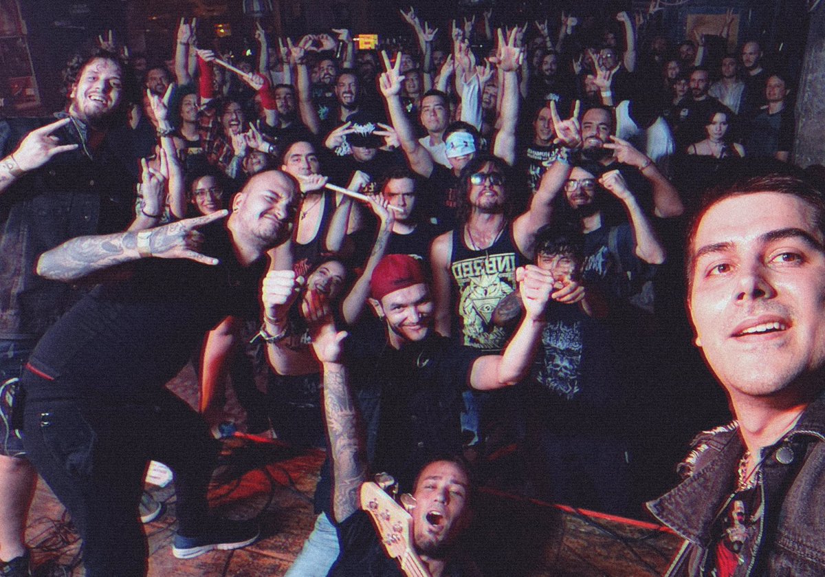 Foto final del bolazo en Madrid con The Ancient Arrival y <a href="/ScarsOfOblivion/">Scars Of Oblivion</a> en <a href="/MobyDickClub/">MobyDickClub</a>. Muchísimas gracias a la sala, a las bandas que nos acompañaron y también al público