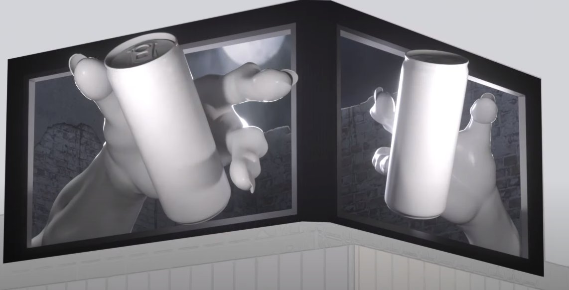 Cool 3d #animation works on this "LED Advert Showreel" by <a href="/PlatigeImage/">Platige Image</a>  bit.ly/3Eo9gaN #vfx #design