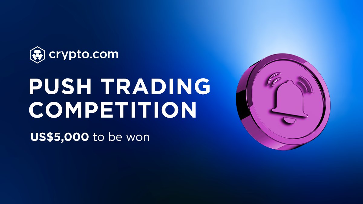 [1 WEEK ONLY] Win from a prize pool of US$5,000 in PUSH 💬

✅ Buy/deposit $10 for the chance to win $5
💁 1,000 winners

T&amp;Cs apply. 

Learn More  👉 crypto.com/events/push-ap…