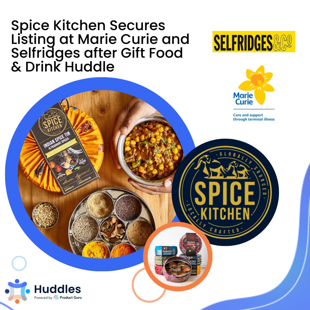 Product Guru (@productguru_co) on Twitter photo Huge congratulations to <a href="/spicekitchenuk/">Spice Kitchen™</a> on their exciting listings!
Following our Gift Food and Drink Huddle, they peaked the interest of: <a href="/Selfridges/">Selfridges</a> and <a href="/mariecurieuk/">Marie Curie</a>!
Check out here!
bit.ly/3szCKjs
#SuccessStory #MondayMotivation #RetailListing #BrandSuccess Huge congratulations to <a href="/spicekitchenuk/">Spice Kitchen™</a> on their exciting listings!
Following our Gift Food and Drink Huddle, they peaked the interest of: <a href="/Selfridges/">Selfridges</a> and <a href="/mariecurieuk/">Marie Curie</a>!
Check out here!
bit.ly/3szCKjs
#SuccessStory #MondayMotivation #RetailListing #BrandSuccess