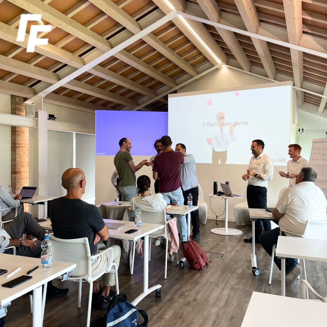 E si riparte! 🦾 

Ospiti di <a href="/auxiell/">auxiell</a>, le startup si sono immerse nel mondo del #LeanSystem, approfondendo i principi utili per massimizzare l’efficacia e l’efficienza dei loro processi. 

Due giorni di scambio, crescita e innovazione! ⚡

#LeanManufacturingDays