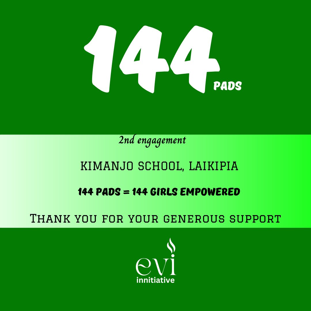 💚𝗘𝗺𝗽𝗼𝘄𝗲𝗿 𝗣𝗲𝗿𝗶𝗼𝗱𝘀, 𝗘𝗿𝗮𝘀𝗲 𝗣𝗼𝘃𝗲𝗿𝘁𝘆 💚

#evi_innitiative #womenempowerment #reusablesanitarypads #pads #girls #endperiodshame #endperiodpoverty #laikipia #nairobi #LoganPaul #Kenya #MamboNiMatatu #climate #KICC #CITIZEN