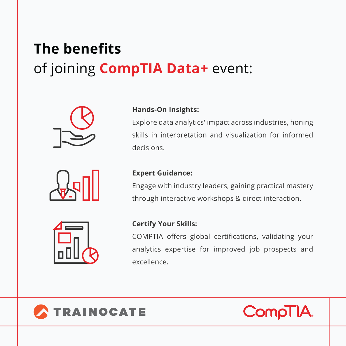 TrainocateM's tweet photo. 📈 Last Call to register for CompTIA Data+ 🚀
Don't miss out on this FREE opportunity to transform your career through our CompTIA Data+ powered workshop.
secure your spot today: https://t.co/YNCbPyueux
#CompTIAData #DataAnalytics #SkillsForSuccess #LastChance https://t.co/Oc8Ib9c58a