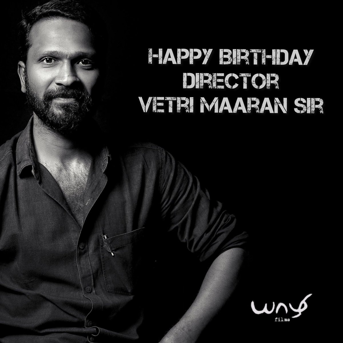 🎉 Happy Birthday to the visionary director Vetri Maaran sir 🎂 Your cinematic brilliance has left an indelible mark. Here's to more incredible films ahead! 🎥 #yaazhifilms #VetriMaaran #HappyBirthdayVetrimaaran