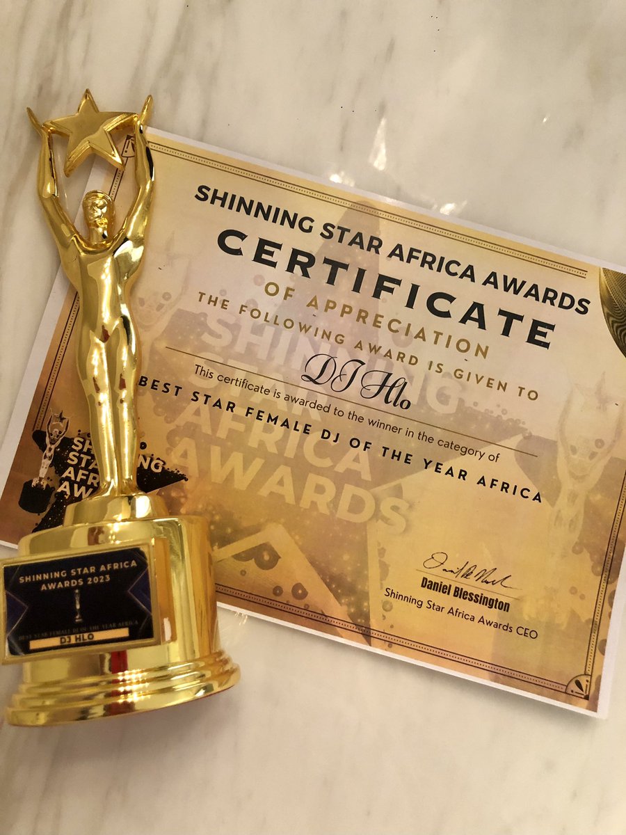 BEST STAR FEMALE DJ OF THE YEAR 🙌🙌🙌 this means sooo much 😭 to be recognised on such a massive platform AFRICA.. this is my first international win and I am honoured beyond measure to rep Mzansi 🇿🇦... GOD DID 😭🙏✨