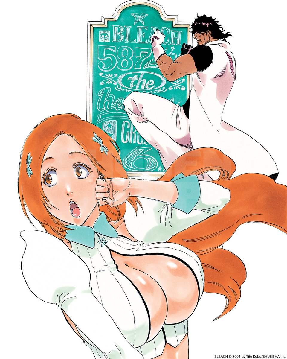 VIZMedia's tweet photo. Happy birthday to our loyal and protective queen, Orihime. 🧡  #BLEACH https://t.co/OWfUW9CtGR