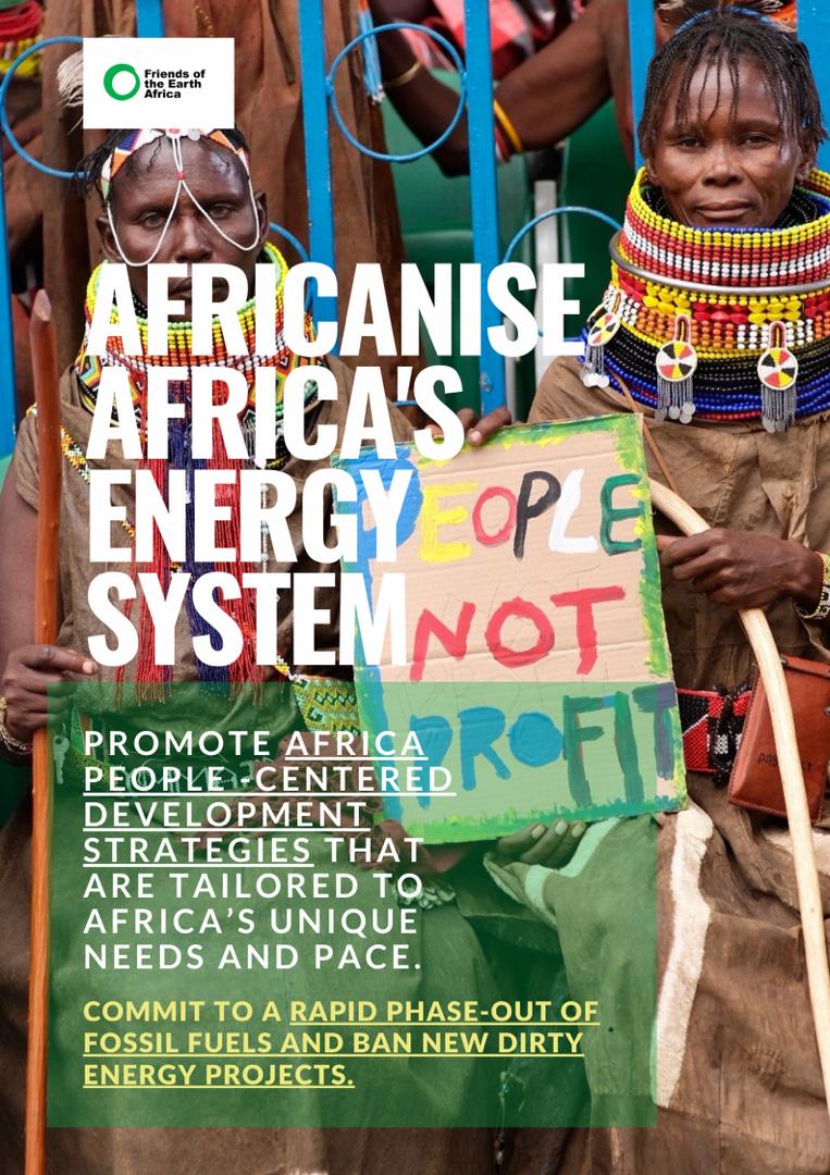 African challenges and problems need African led solutions. Africa has solution for its people ...stop the attempt to co-opt Africa and its energy systems 
<a href="/ClimateWed/">ICCDI AFRICA</a> <a href="/afri_tap/">AfriTAP</a> <a href="/msimire/">Michael Simire</a> <a href="/tifekorede/">Babawale Obayanju</a>