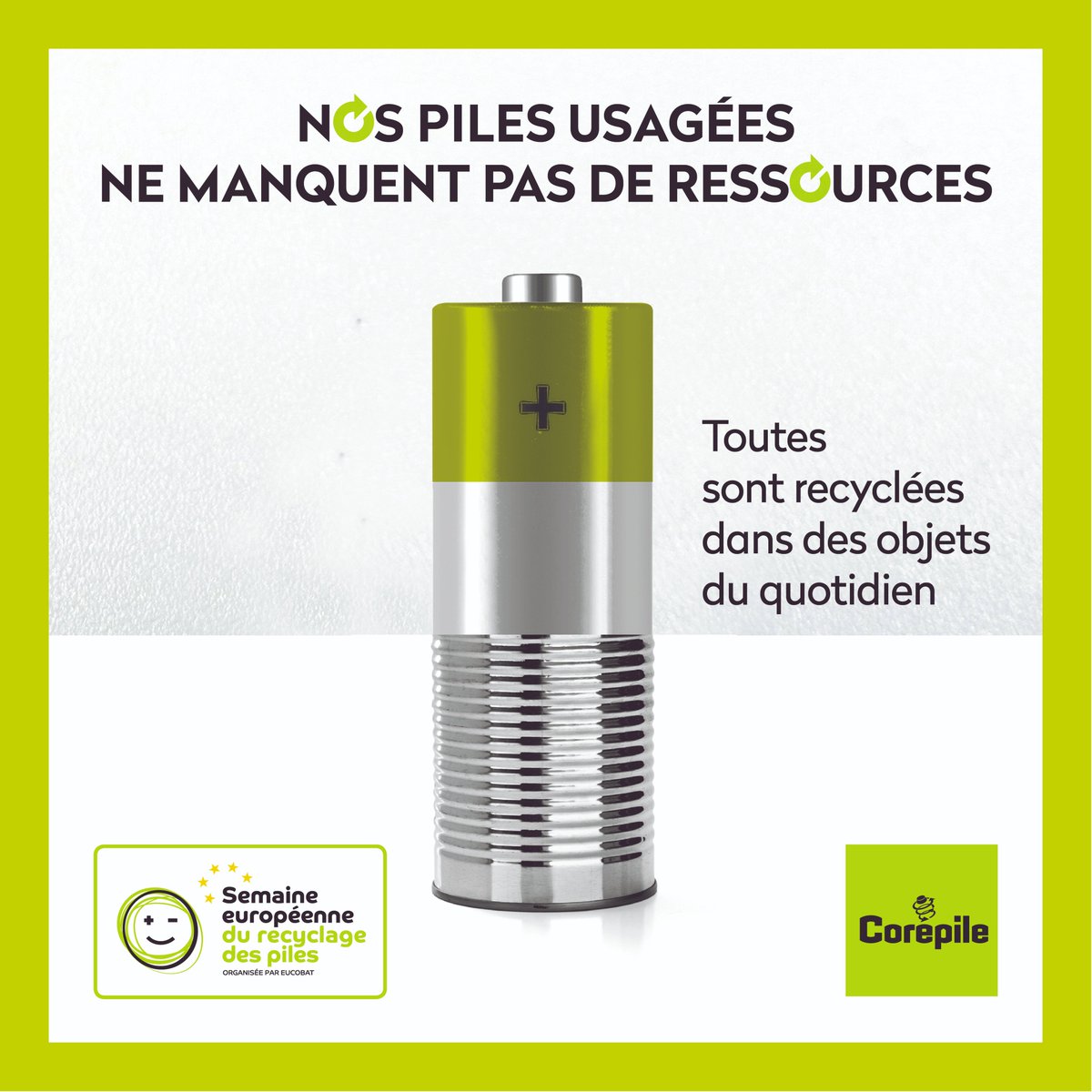 La Semaine Européenne du #Recyclage des #Piles commence aujourd'hui avec <a href="/Eucobat/">EUCOBAT</a> !🔋🔋
♻ Découvrez ce que deviennent les piles et batteries usagées, une fois recyclées dans cette vidéo présentée par <a href="/ceciledjunga/">Cécile Djunga</a> : jerecyclemespiles.com/la-seconde-vie…