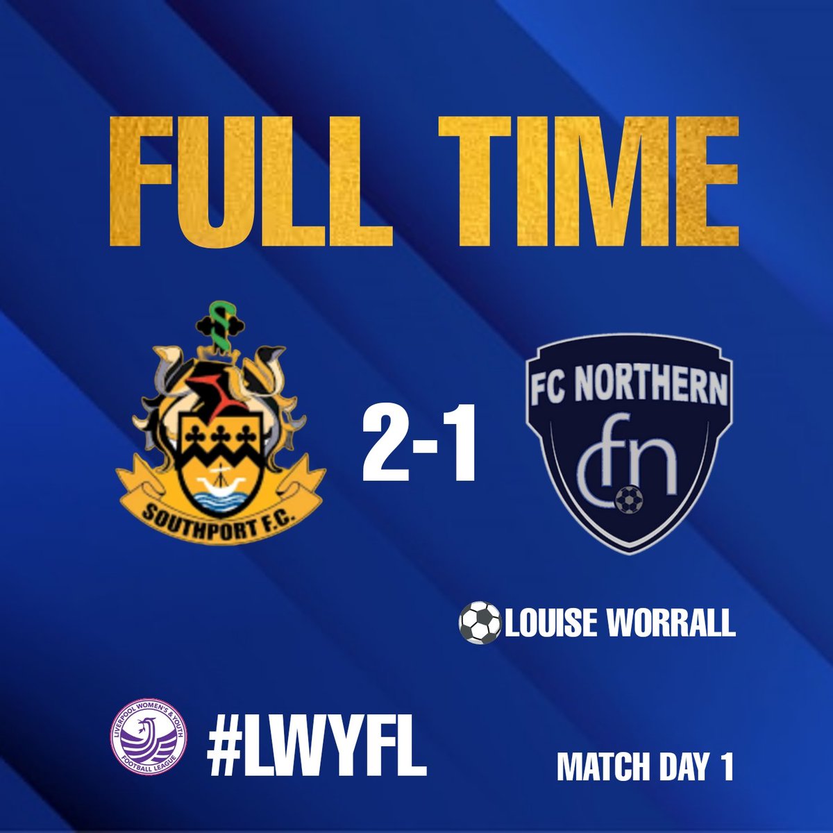 The ladies got off to a flyer yesterday but the lack of subs and sweltering heat eventually took its toll.

Dominating the game for large periods and playing some quality football we just couldn't get over the line. Well done girls #lwyfl #weareback