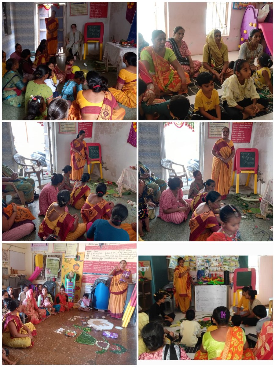 જૂનાગઢ જિલ્લા ICDS ઘટક ભેંસાણ સેજાના તમામ આંગણવાડી કેન્દ્રોમાં સુંદર રીતે પોષણ માસની થીમ આધારિત ઉજવણી કરવામાં આવી રહી છે અને લાભાર્થીને માહિતી આપવામાં  આવે છે
#GujaratPoshanMaah2023
#SahiPoshanDeshRoshan
#RashtriyaPoshanMaah2023 
<a href="/IcdsDist/">ICDS PO Junagadh</a> <a href="/nirala_kk/">KKNirala</a> <a href="/BhanubenMLA/">Bhanuben Babariya</a> <a href="/PoshanAbhiyaan/">Poshan Abhiyaan</a>