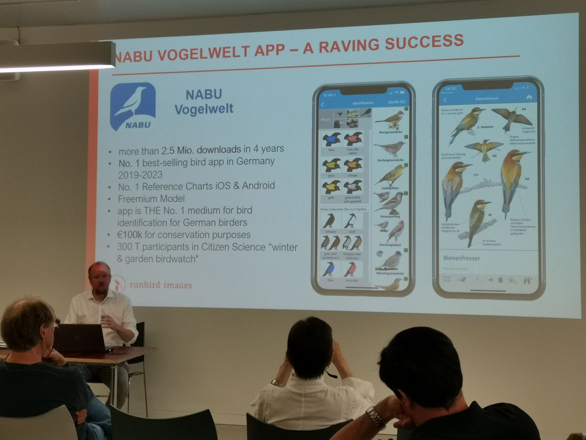 FishBaseProject's tweet photo. 'The AI could be a start and when things get complicated then we use #identificationkeys." 

Peter Mullen, Sunbird Images OHG, talks about ‘Seascape guardians: empowering divers &amp; snorkelers with an AI fish identification for conservation’ at the #FishBaseSeaLifeBaseSymposium2023 https://t.co/MXFiIrQTYT