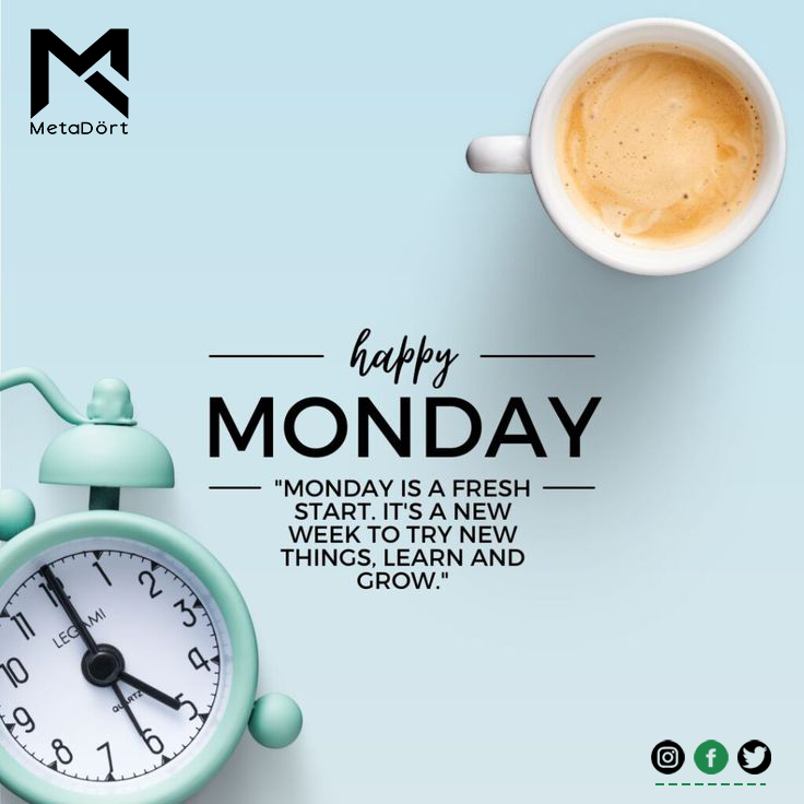 DortMeta's tweet photo. MONDAY MOTIVATION!! 💫

Welcome this week with full of confidence and motivation 😊

#Metadort #mondaymotivations #askforwhatyouwant #bigdreams #success #effots #newweek #inspired #thoughts #monday #workplace #game #gamedevelopment https://t.co/CUDTzsQvt3