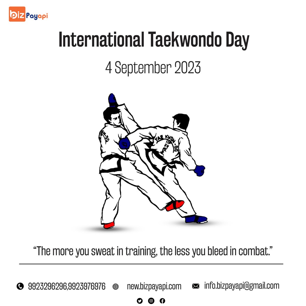 BizpayApi's tweet image. #internationaltaekwondoday #Taekwondo