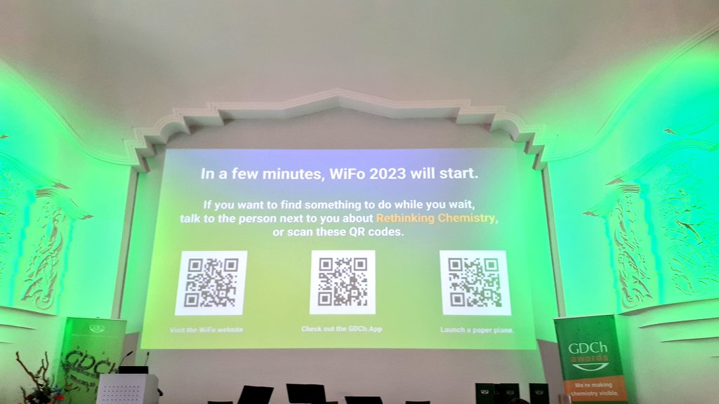 Gleich startet unser #Wissenschaftsforum Chemie 2023 in #Leipzig unter dem Motto "Rethinking Chemistry" . #wifo2023 #chemie