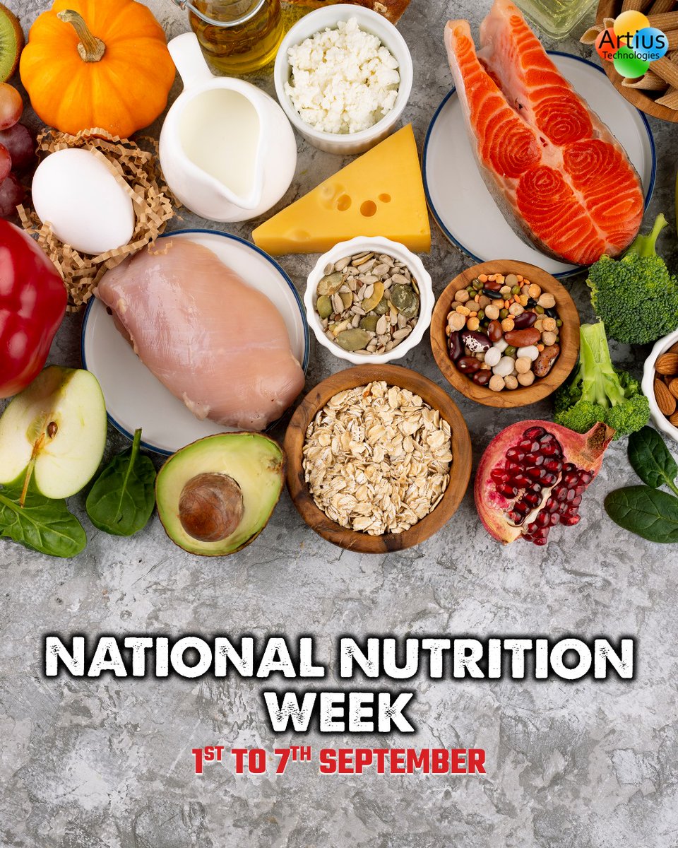 artius_tech's tweet image. Nutritious life is important to live a neutral life. Happy National Nutrition Week!🥗
#nutritionweek #happynutritionweek #healthylifestyle #HealthyLiving #HealthyFood