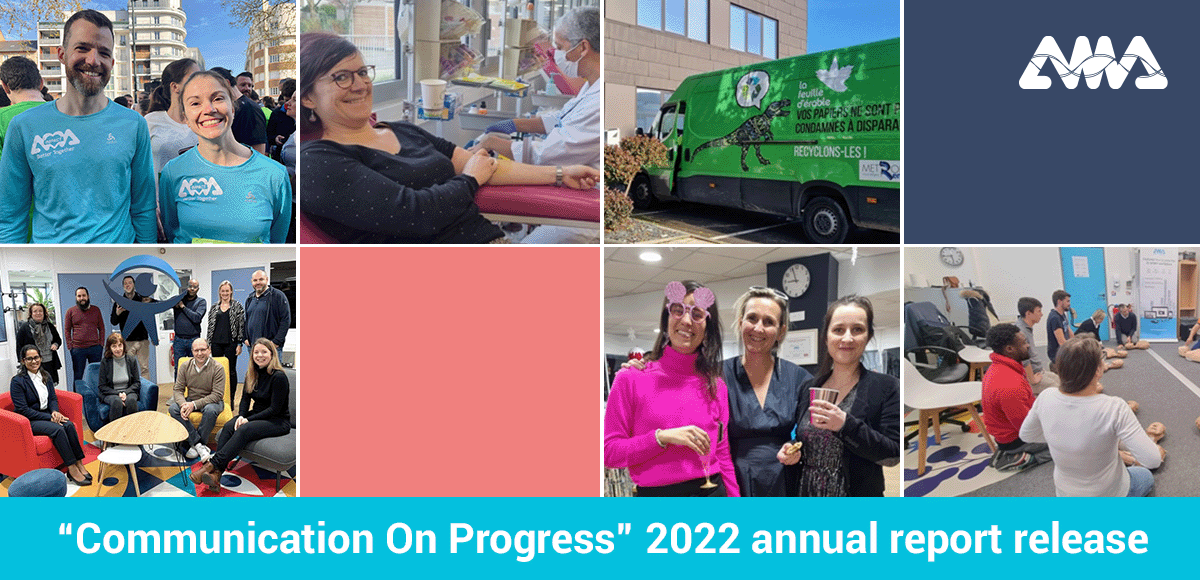 📢AMA CSR | Communication on Progress report 📘

We are pleased to unveil our Communication on Progress (CoP) report, showcasing our commitment to sustainable development, on the United Nations Global Compact portal. 

Read the full report here👉hubs.la/Q02101Wv0