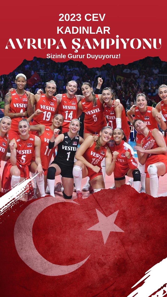 Türkiye'nin gururu, bu büyük zaferi elde ettiği için gurur duyuyoruz. 👏 Tebrikler Filenin Sultanları! #FileninSultanlari