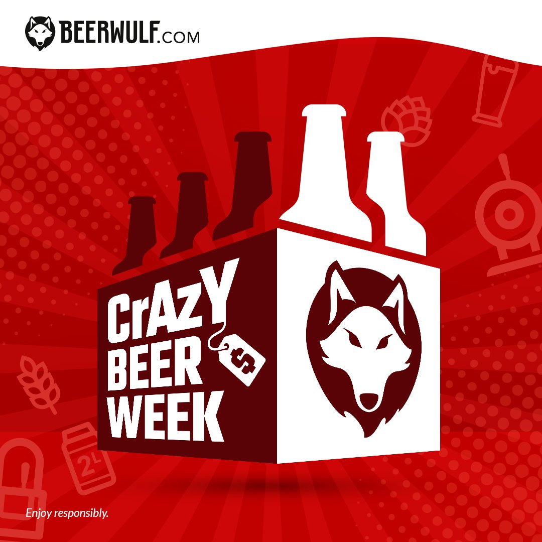 💥It's Crazy Beer Week! To kick things off, we have a pick and mix deal - if you buy kegs from our special selection, you get your ENTIRE second box of lager kegs half price!
Psssst...If you prefer other beer styles, there might be something more your thing on Wednesday 😉