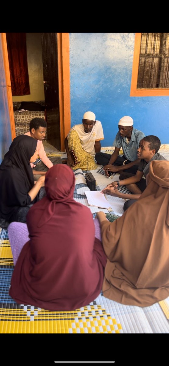 kherra_ahmed's tweet photo. 📻 Yesterday, our youth group discuss episode 6 of Taladoon Show in Mandera County, discussing child-centered disaster risk reduction. It's time to turn words into action and ensure our children's safety is a top priority! #YouthAction @MurutuJane @EqualAccessEA @FaithtoActionet https://t.co/4fKnLDjEms