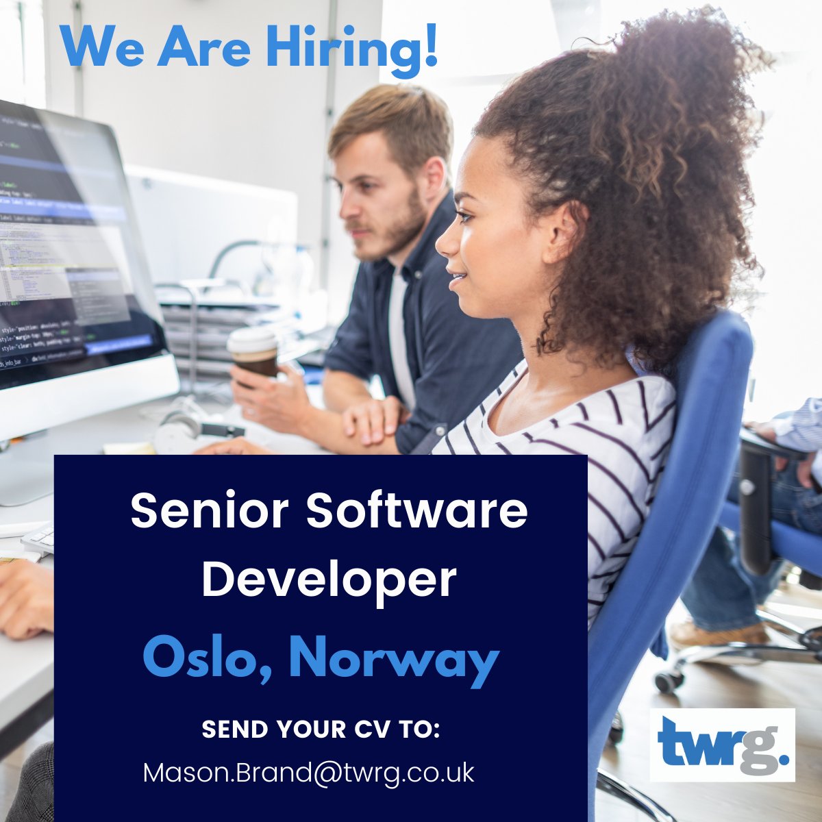 TWRG_Team's tweet photo. We are recruiting a Senior Software Developer to lead and mentor a team, working on complex projects and delivering client solutions to challenging domains.

Are you an experienced Developer with architectural and payroll expertise?

Contact Mason.Brand@twrg.co.uk https://t.co/LqdRu4xtGh