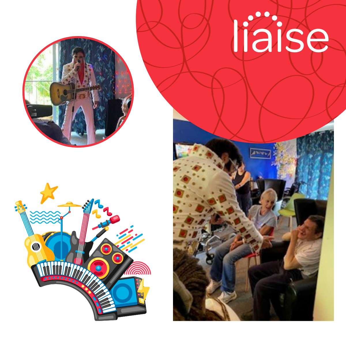 The housemates at Bramshaw House “couldn’t help falling in love” with a recent visitor to the home – Elvis!  To mark the occasion – the king’s favourite – burgers on the BBQ, plus family and friends and the housemates at Blake joined too!