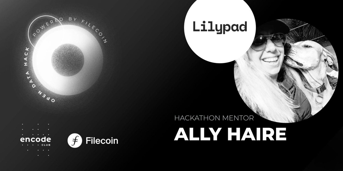 Lilypad_Tech's tweet photo. Join @DeveloperAlly  for a hands on demonstration of using @Lilypad_Tech for #AI &amp; #ML

📅 September 5, 1pm UTC
👩‍💻 @encodeclub x @Filecoin Open Data Hack
📽️https://t.co/kMDIiN4aUC https://t.co/Gf8yDjyfmB
