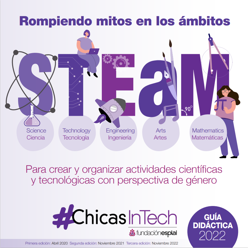 fundacionesplai's tweet photo. 📚¡Ya es septiembre y empieza el curso escolar! Te invitamos a consultar la Guía didáctica de #ChicasInTech con recursos educativos, actividades y materiales para fomentar las vocaciones #STEAM entre las #chicas y un mayor empoderamiento tecnológico💪💻
👉 https://t.co/kI8c3QgFoD https://t.co/I83uz3lqaa