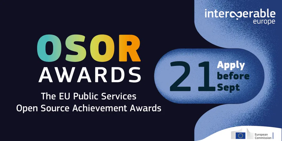 Have you:
👨‍💻 developed initiatives using or advancing the use of #OpenSource within #PublicServices?
👩‍💻 successfully implemented #OSS within #PublicAdministrations?

Show us your best work! 

🏆 Apply for #OSORawards by 21 September 👉 europa.eu/!FPmQBX