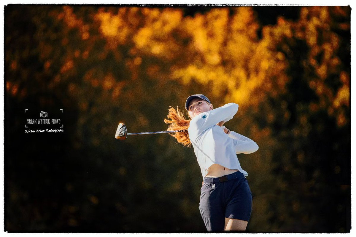 Your champion Smilla Soenderby hits her tee shot on the playoff hole that she then eagled to win the @KPMGWomensOpen in @dromolandcastle @smillaTsonderby @LETgolf